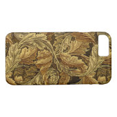 Coques Case-Mate iPhone Feuilles d'automne William Morris motif (Dos (Horizontal))
