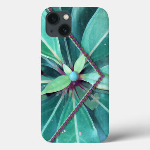 iPhone 13 Case Feuilles de Cerisier en Main