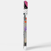 COQUES Case-Mate iPhone FEUILLES DE CHUTE, VENT, SWIRLS MODE COSTUME DESIG (Verso / Droite)