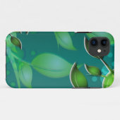 Coques Case-Mate iPhone Feuilles de jardin frais (Dos (Horizontal))