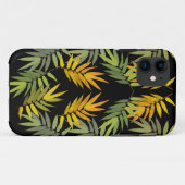 Coques Case-Mate iPhone Feuilles de la jungle (Dos (Horizontal))