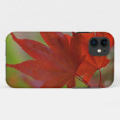 Coques Case-Mate iPhone Feuilles de l'arbre rouge (Dos (Horizontal))