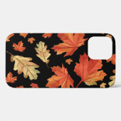 Coques Case-Mate iPhone Feuilles de l'érable d'automne Thanksgiving Motif (Verso (horizontal))