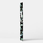 Coques Case-Mate iPhone Feuilles de l'Eucalyptus : Motif de fleurs blanche (Verso / Droite)