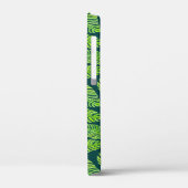 Coques Case-Mate iPhone Feuilles de Monstera, motif d'aquarelle tropicale (Verso / Gauche)