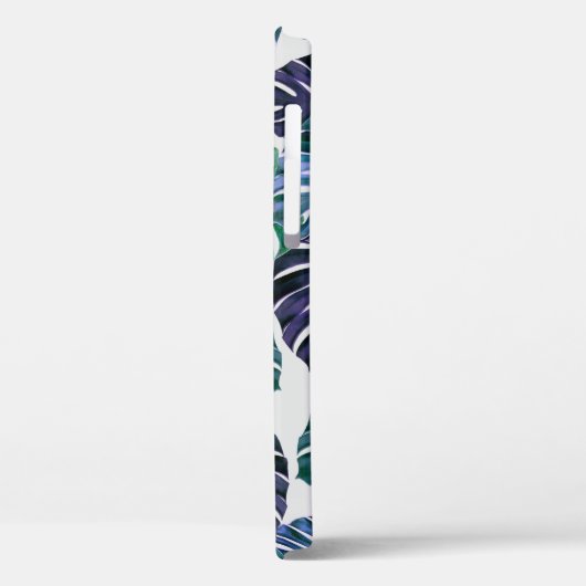 Coques Case-Mate iPhone Feuilles de Monstera Tropical (Verso / Gauche)