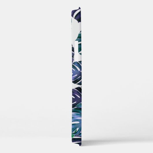 Coques Case-Mate iPhone Feuilles de Monstera Tropical (Verso / Droite)