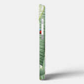 Coques Case-Mate iPhone Feuilles De Palme Avec Oiseau Bleu (Verso / Gauche)