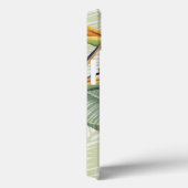 Coques Case-Mate iPhone Feuilles De Palme Avec Oiseau Bleu (Verso / Droite)