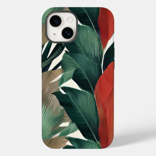 Coque Pour iPhone 14 Feuilles de palmier aux tons feutrés