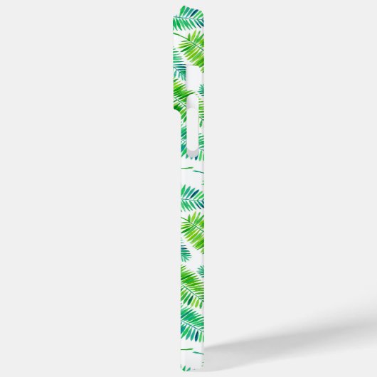 Coques Case-Mate iPhone Feuilles de palmier d'aquarelle (Verso / Gauche)