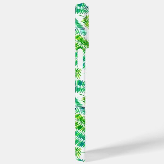Coques Case-Mate iPhone Feuilles de palmier d'aquarelle (Verso / Droite)
