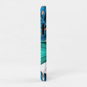 Coques Case-Mate iPhone Feuilles de palmier exotiques tropicales (Dos/Droite)