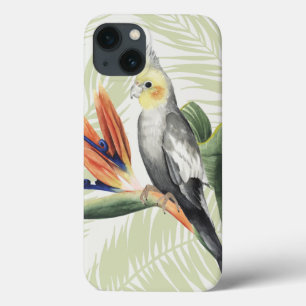 Etui iPhone Case-Mate Feuilles de palmiers à oiseaux noirs
