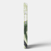 Coques Case-Mate iPhone Feuilles de palmiers à oiseaux noirs (Verso / Gauche)