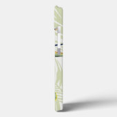 Coques Case-Mate iPhone Feuilles De Palmiers Avec Oiseau Blanc (Verso / Gauche)