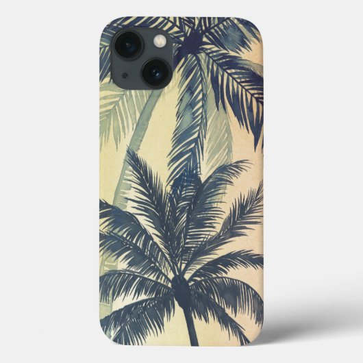 Coques Case-Mate iPhone Feuilles de palmiers tropicaux (Verso)