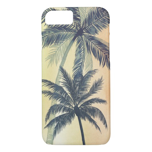 Coques Case-Mate iPhone Feuilles de palmiers tropicaux (Dos)