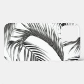 Coques Case-Mate iPhone Feuilles de palmiers tropicaux, jungle sans soudur (Verso (horizontal))