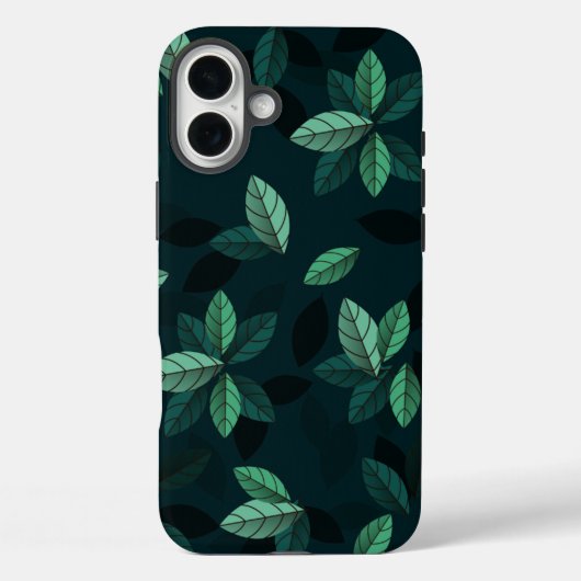 Coques Case-Mate iPhone Feuilles de vert (Verso)