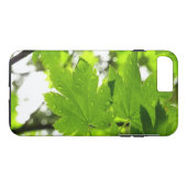 Coques Case-Mate iPhone Feuilles d'érable avec Raindrops (Dos (Horizontal))