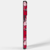 Coques Case-Mate iPhone Feuilles d'érable sur un Arrière - plan de charbon (Verso / Droite)