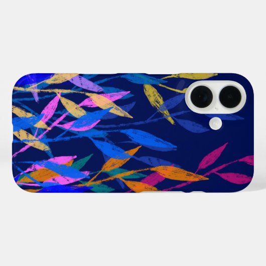 Coques Case-Mate iPhone Feuilles dynamiques (Verso (horizontal))