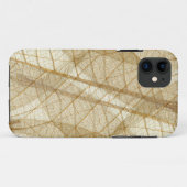 Coques Case-Mate iPhone Feuilles en dentelle beige crème pâle (Dos (Horizontal))