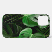 Coques Case-Mate iPhone Feuilles et feuilles de palmiers verts (Verso (horizontal))