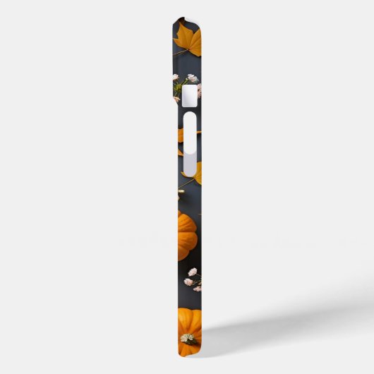 Coques Case-Mate iPhone Feuilles et fleurs de automne mignonnes (Verso / Gauche)