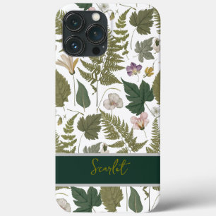 Case-Mate iPhone Case Feuilles et fleurs luxuriants modernes