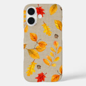 Coques Case-Mate iPhone feuilles et glands (Verso)