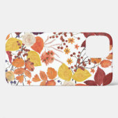 Coques Case-Mate iPhone Feuilles et Roses de l'automne (Verso (horizontal))
