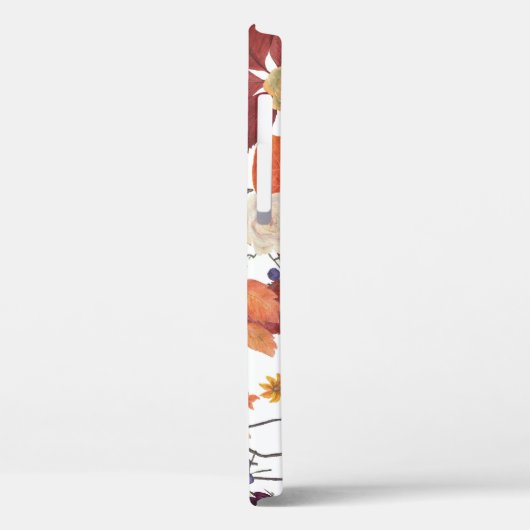 Coques Case-Mate iPhone Feuilles et Roses de l'automne (Verso / Gauche)