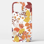 Coques Case-Mate iPhone Feuilles et Roses de l'automne (Verso)