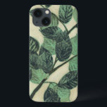Case-Mate iPhone Case Feuilles et succursales sur Arrière - plan de crèm<br><div class="desc">Des feuilles verts et des branches se reposent sur un arrière - plan crème dans cette impression de Jennifer Goldberger. Au fur et à mesure que la saison change,  les couleurs de ces feuilles restent les mêmes,  apportant un peu de consistance dans votre vie.</div>