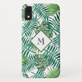 Coques Case-Mate iPhone Feuilles exotiques monogrammes (Dos)