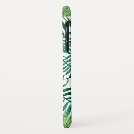 Coques Case-Mate iPhone Feuilles exotiques monogrammes (Dos/Gauche)