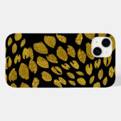 Coques Case-Mate iPhone Feuilles Gold de luxe (Verso (horizontal))