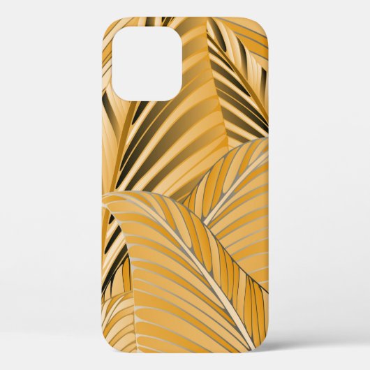 Coques Case-Mate iPhone feuilles graphiques feuillage exotique sans coutur (Verso)