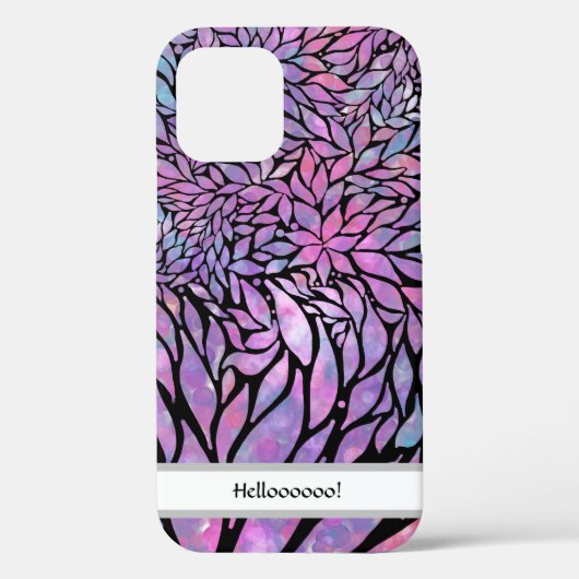 Coques Case-Mate iPhone feuilles impressionnistes Abstraits (Verso)