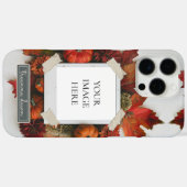 Coques Case-Mate iPhone Feuilles intemporels (Verso (horizontal))