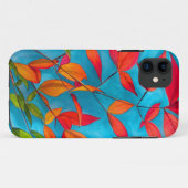 Coques Case-Mate iPhone Feuilles orange Art original aquarelle Automne (Dos (Horizontal))