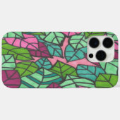Coques Case-Mate iPhone Feuilles Pink and Green Palm (Verso (horizontal))