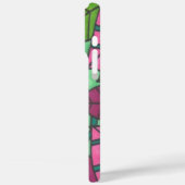 Coques Case-Mate iPhone Feuilles Pink and Green Palm (Verso / Gauche)