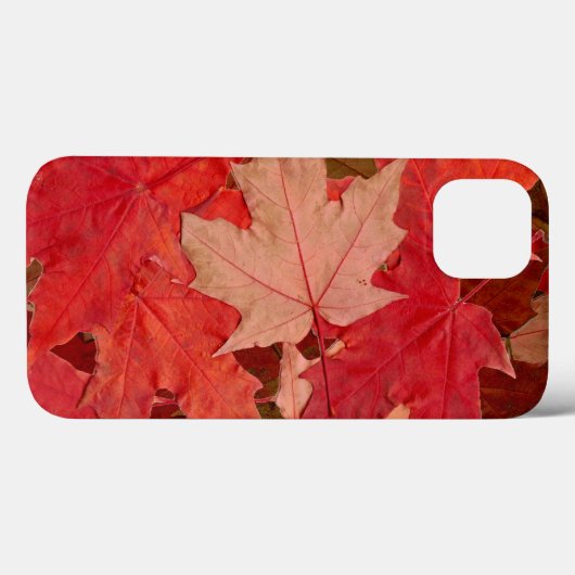 Coques Case-Mate iPhone Feuilles Red Maple (Verso (horizontal))