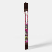 Coques Case-Mate iPhone Feuilles Rose Et Violet (Verso / Gauche)