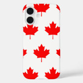 Coques Case-Mate iPhone Feuilles rouges (Verso)