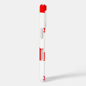 Coques Case-Mate iPhone Feuilles rouges (Verso / Droite)