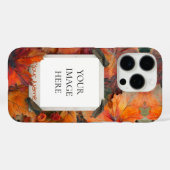 Coques Case-Mate iPhone Feuilles tombés (Verso (horizontal))